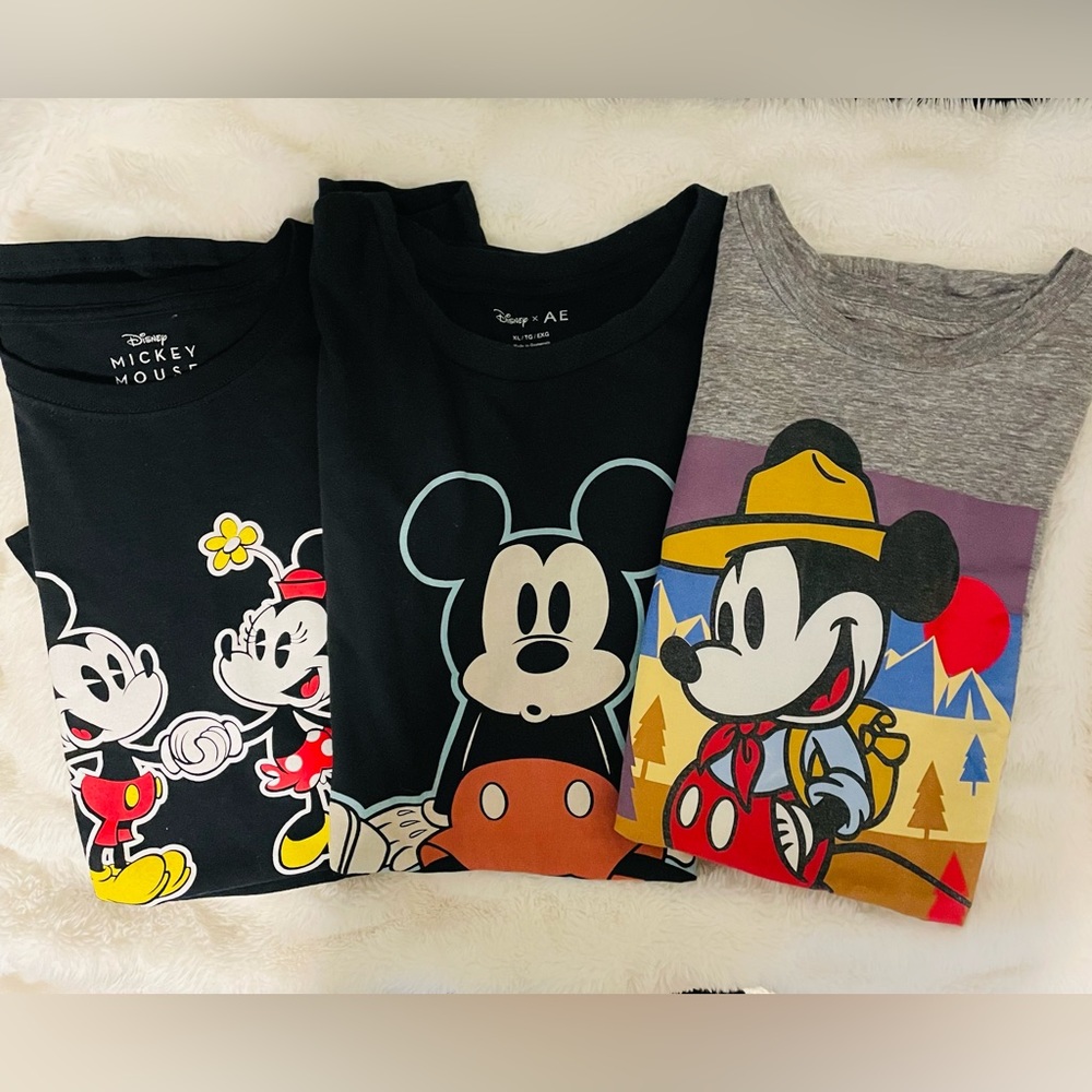 Disney “Mickey Mouse” Tees - (3) XXL